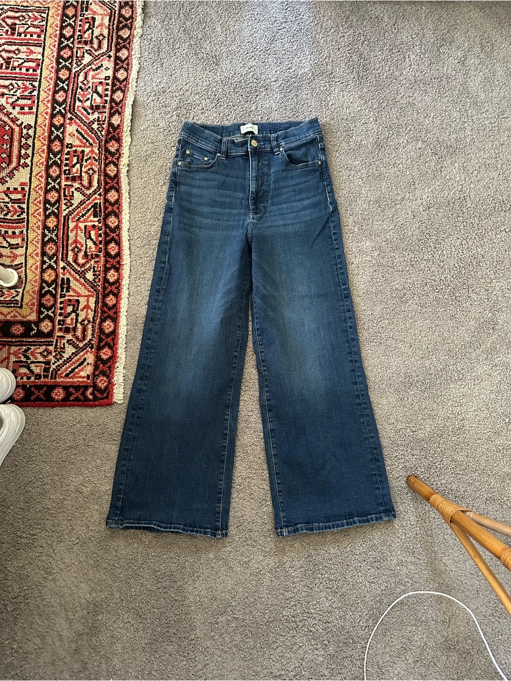 DL1961 Hepburn Wide Leg Jeans